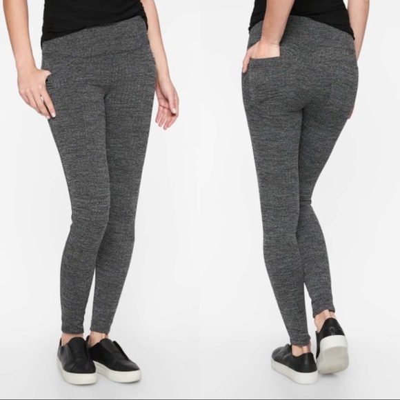 Athleta Herringbone Metro High Waisted Leggings XS - Picture 4 of 6